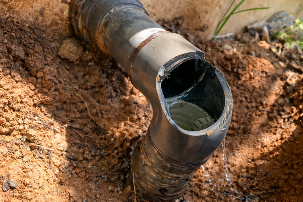 fuga tuberia piscina