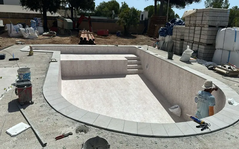 reparacion piscina lamina armada terminada