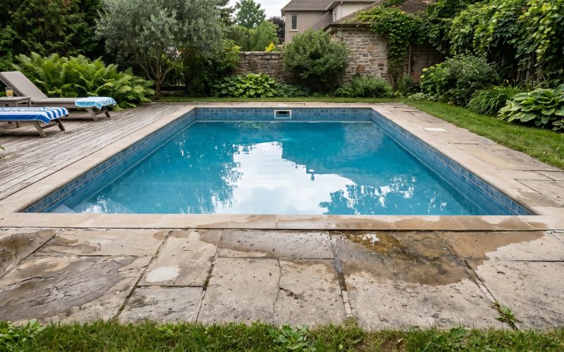 Cómo detectar fugas en piscinas enterradas