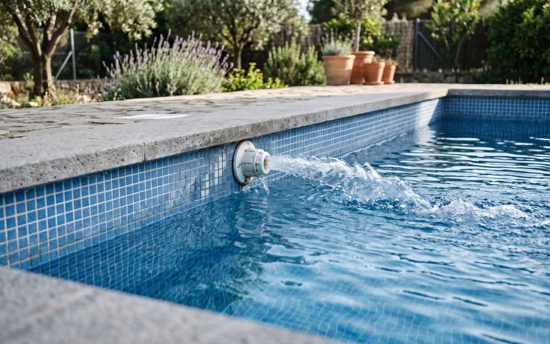 impulsión piscina perdida agua funcionamiento