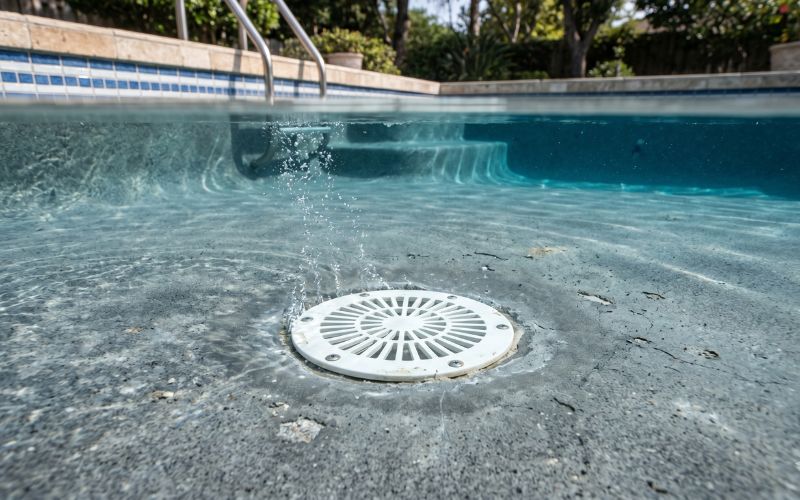 Piscina pierde agua por el fondo: posibles causas y qué puede indicar
