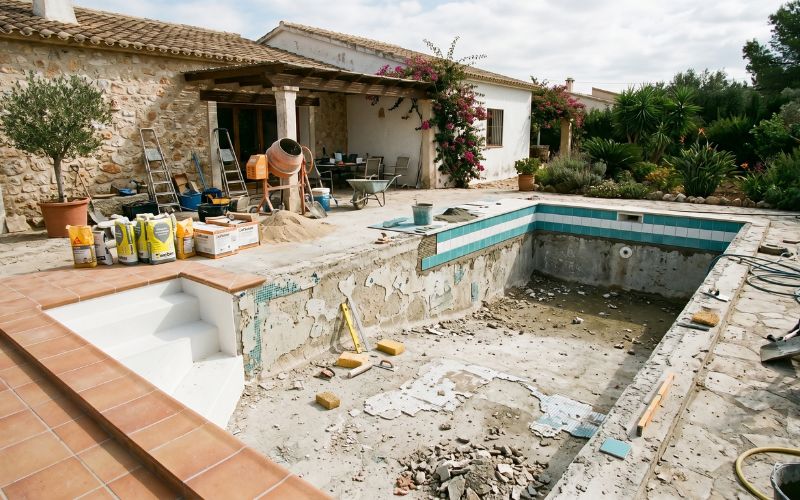 Cuánto cuesta una rehabilitación de piscina