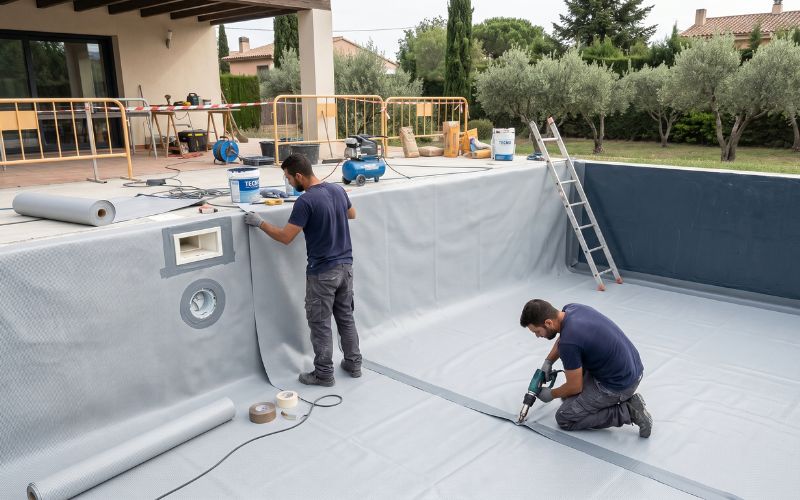 Cómo impermeabilizar una piscina correctamente