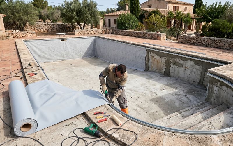 Cuándo instalar lámina armada en una piscina