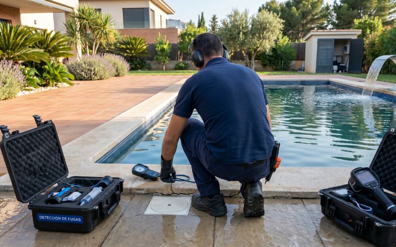 Cuánto cuesta reparar una fuga en piscina